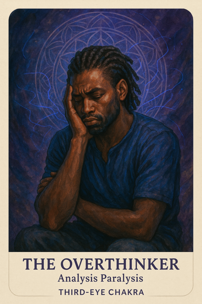 The Overthinker Oracle Card