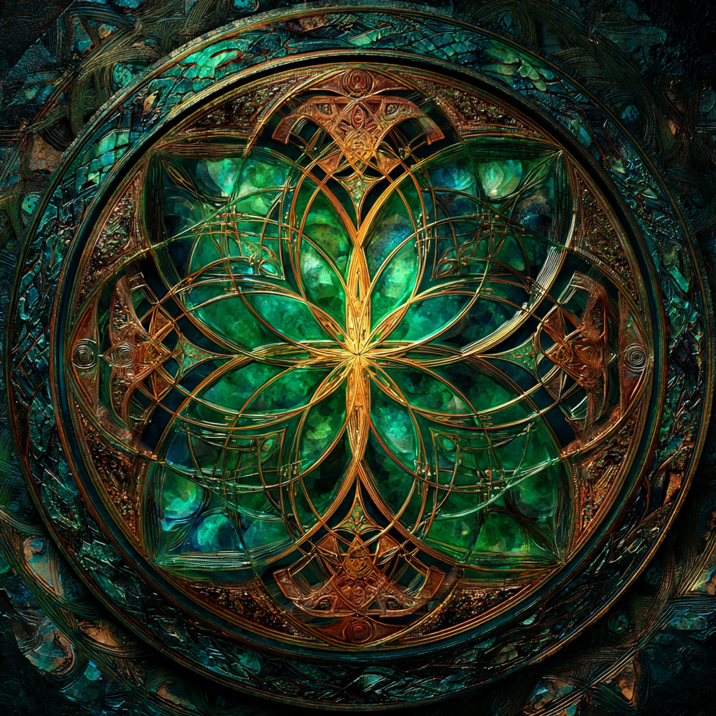 Heart Chakra in Abstract