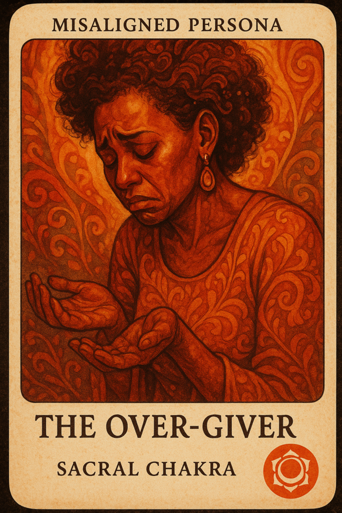 The Over-Giver Oracle Card