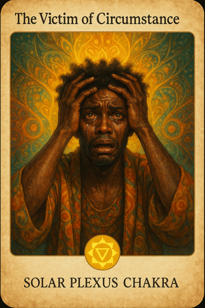 The Victim of Circumstance Oracle Card