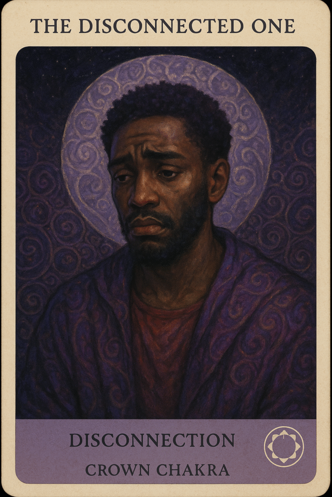 The Disconnected One Oracle Card