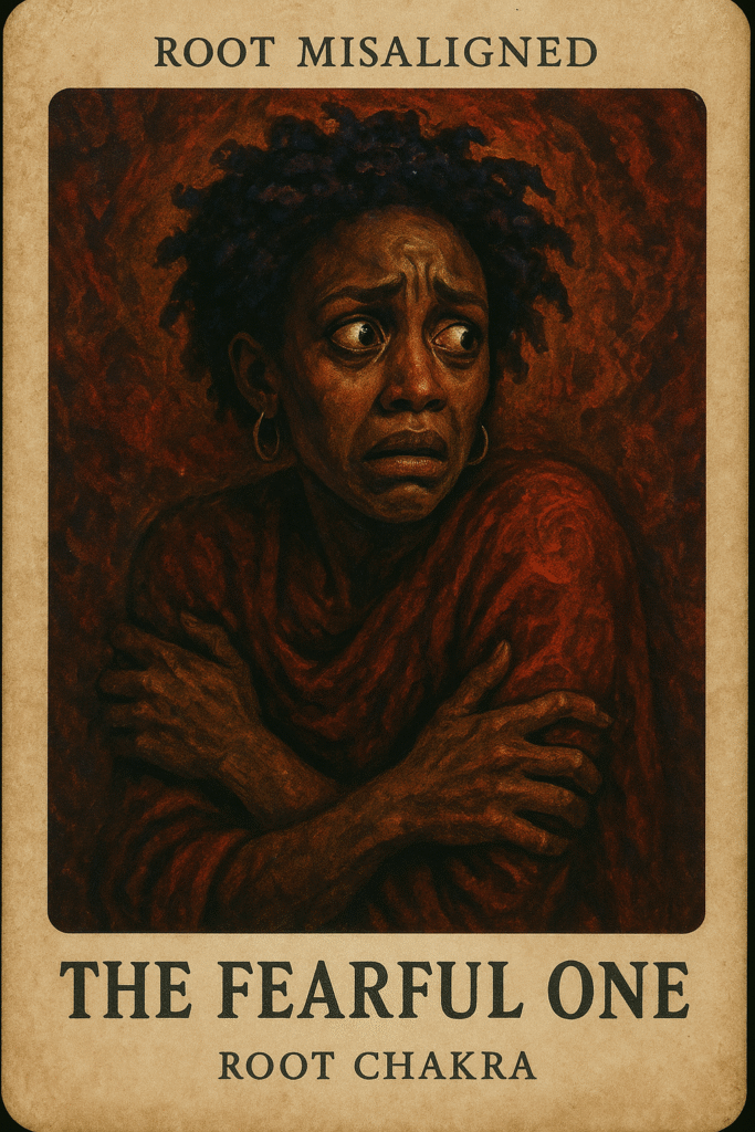 The Fearful One Oracle Card