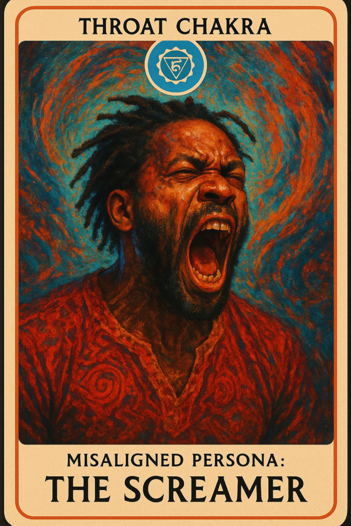 The Screamer Oracle Card