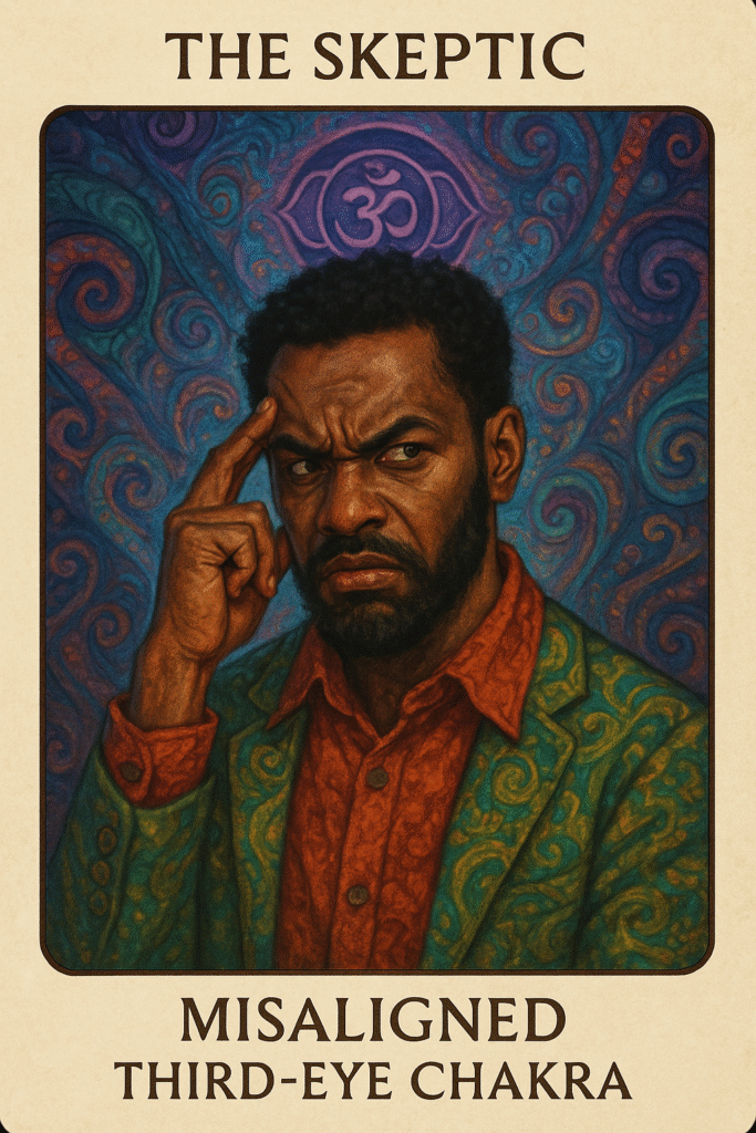 The Skeptic Oracle Card