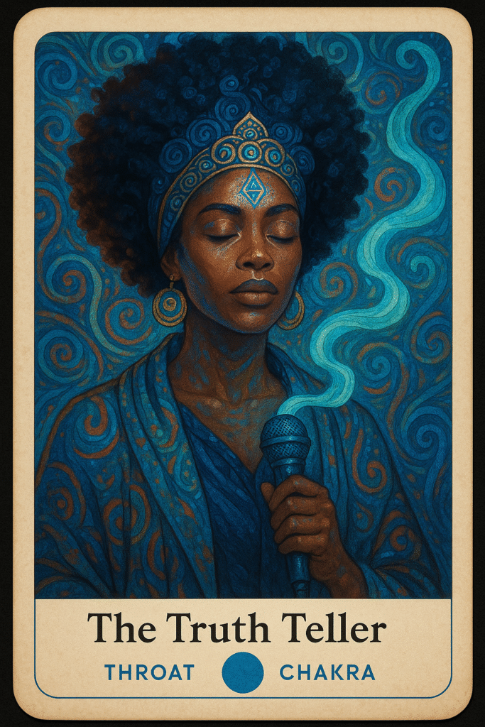 The Truth Teller Oracle Card