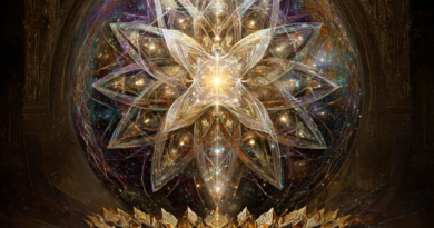 Stellar Gateway Chakra in Abstract