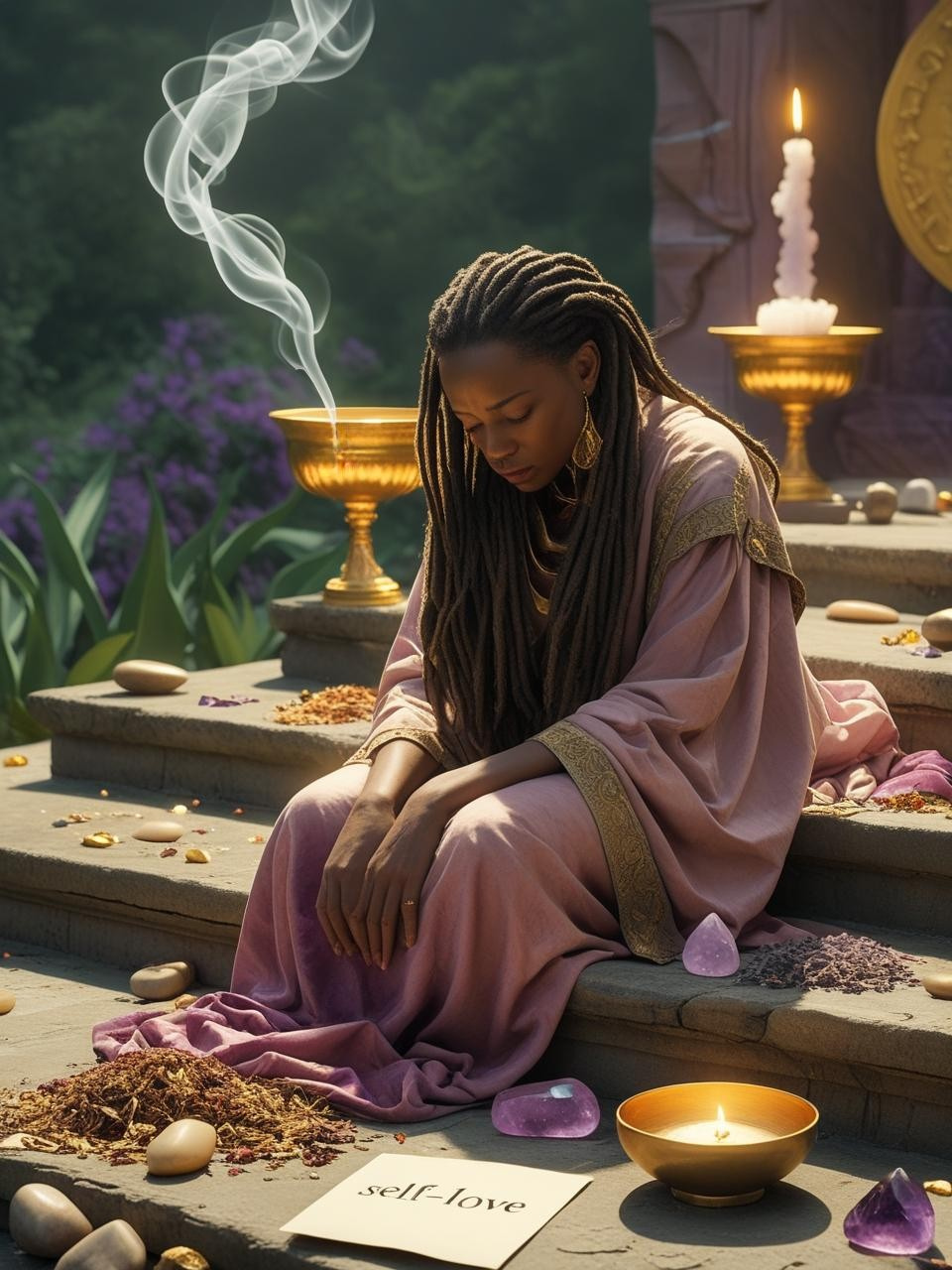 The Burnt-Out Healer, Oracle Card
