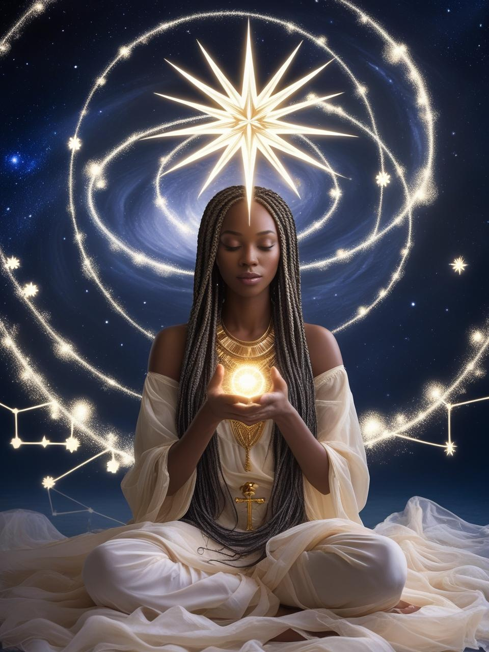 The Cosmic Midwife Oracle Card