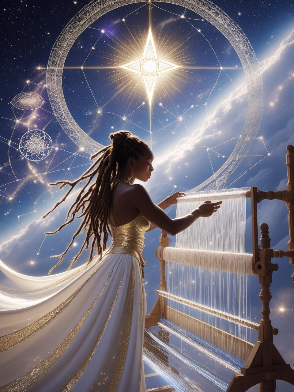 The Destiny Weaver Oracle Card