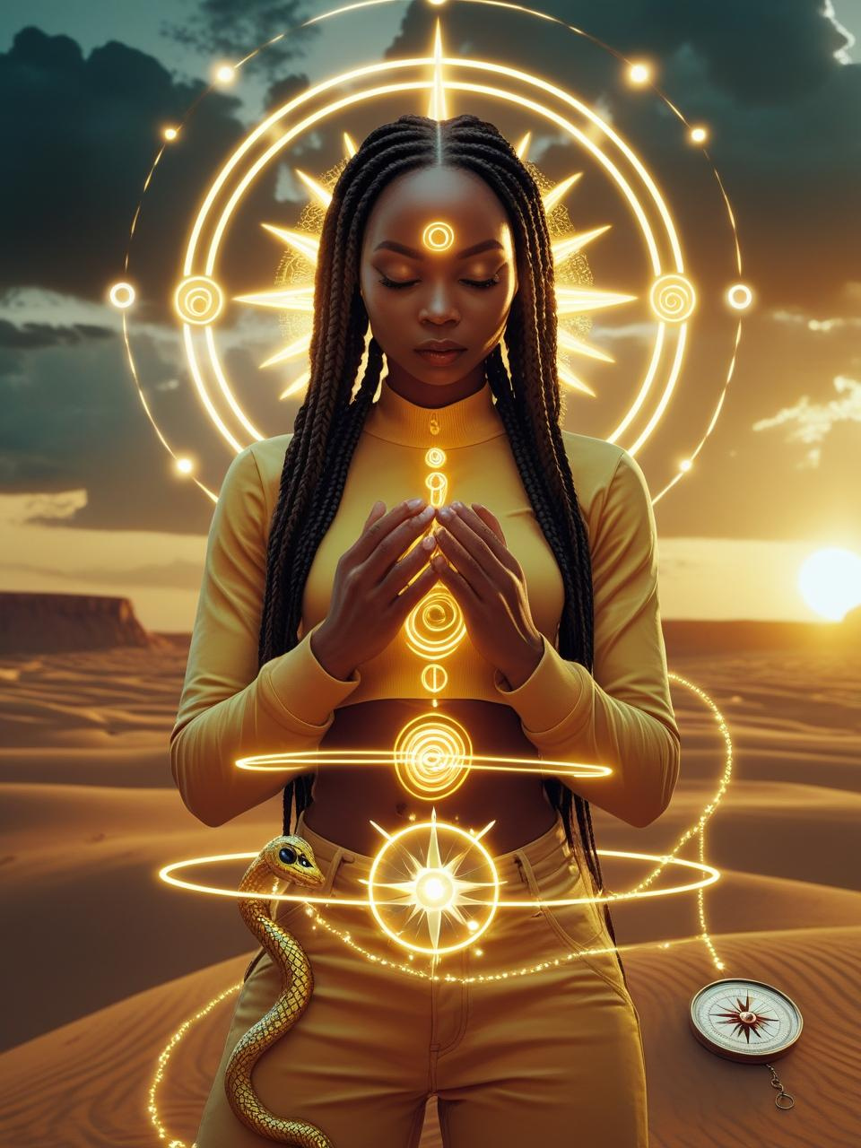 The Gut Knower Oracle Card