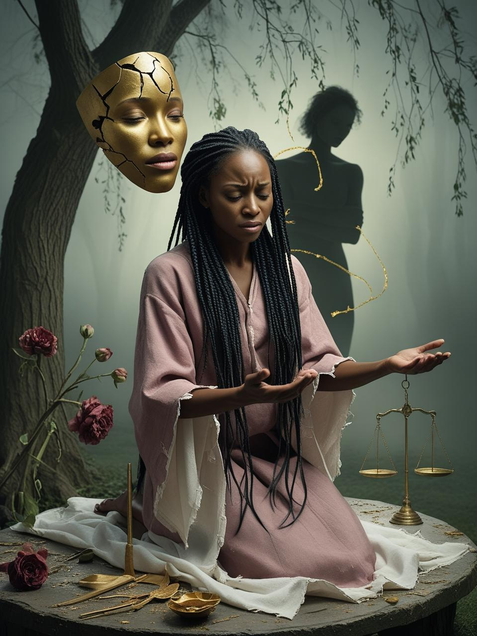 The Martyr Mask Oracle Card