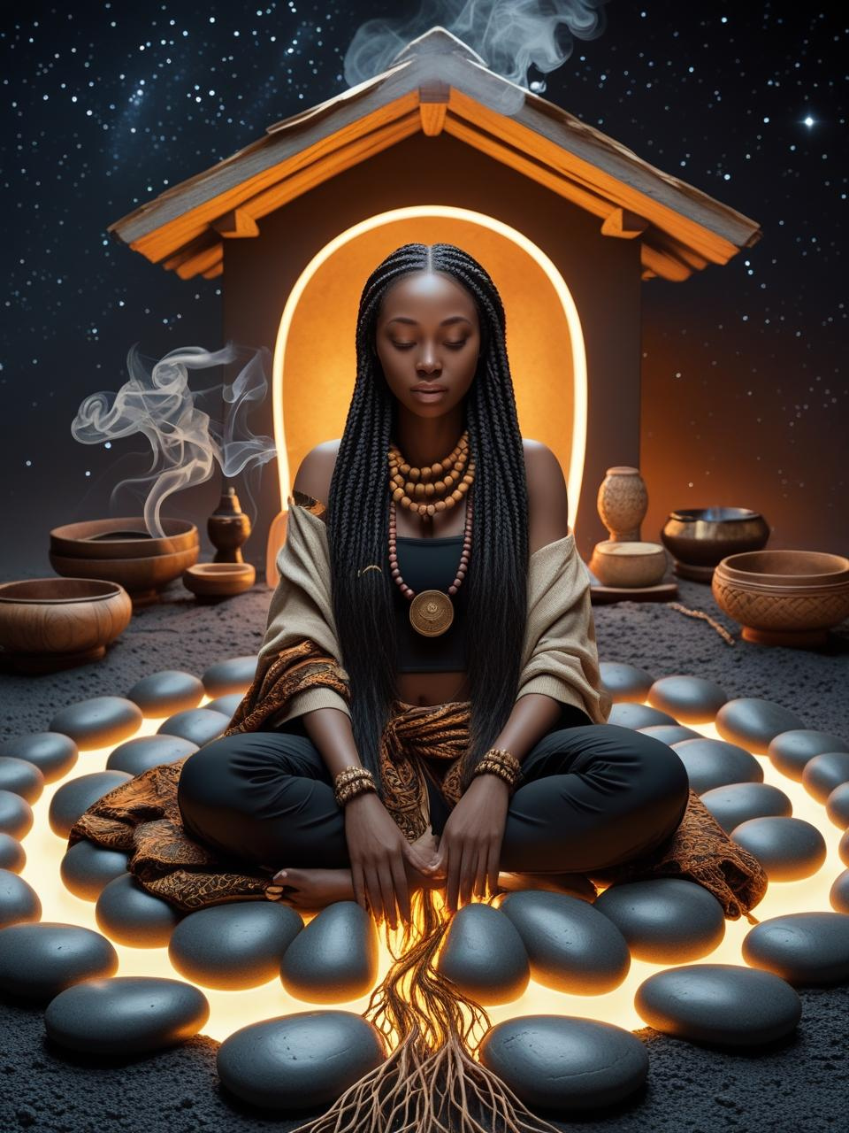 The Sacred Dweller Oracle Card
