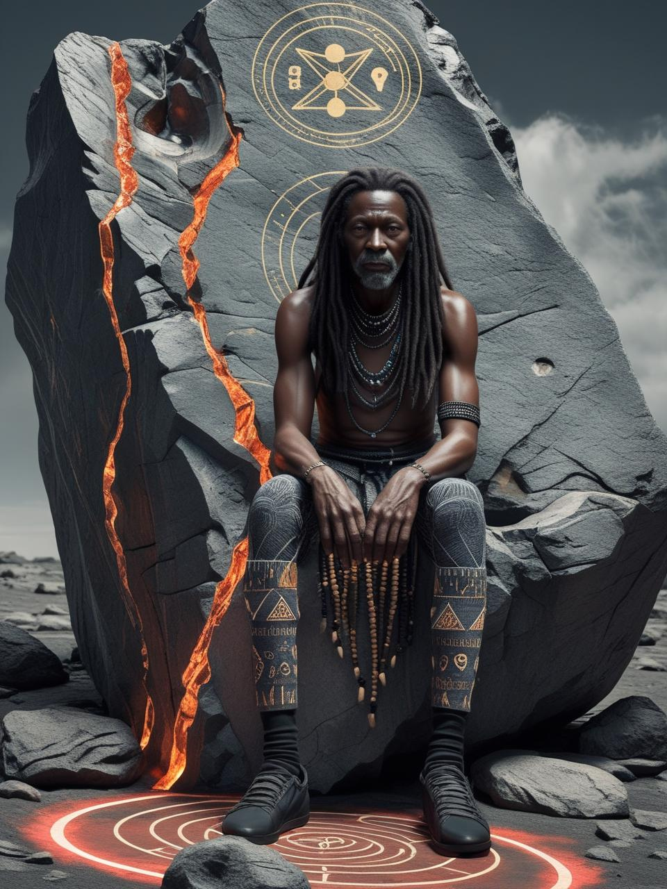 The Stone Keeper Oracle Card