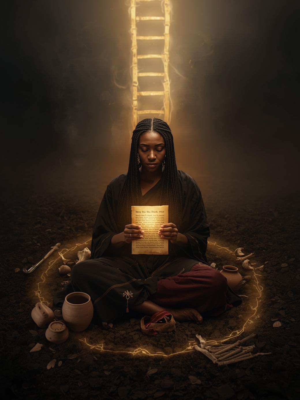 Earth Star Chakra - Covenant Midwife – Sacred Contract Oracle Card