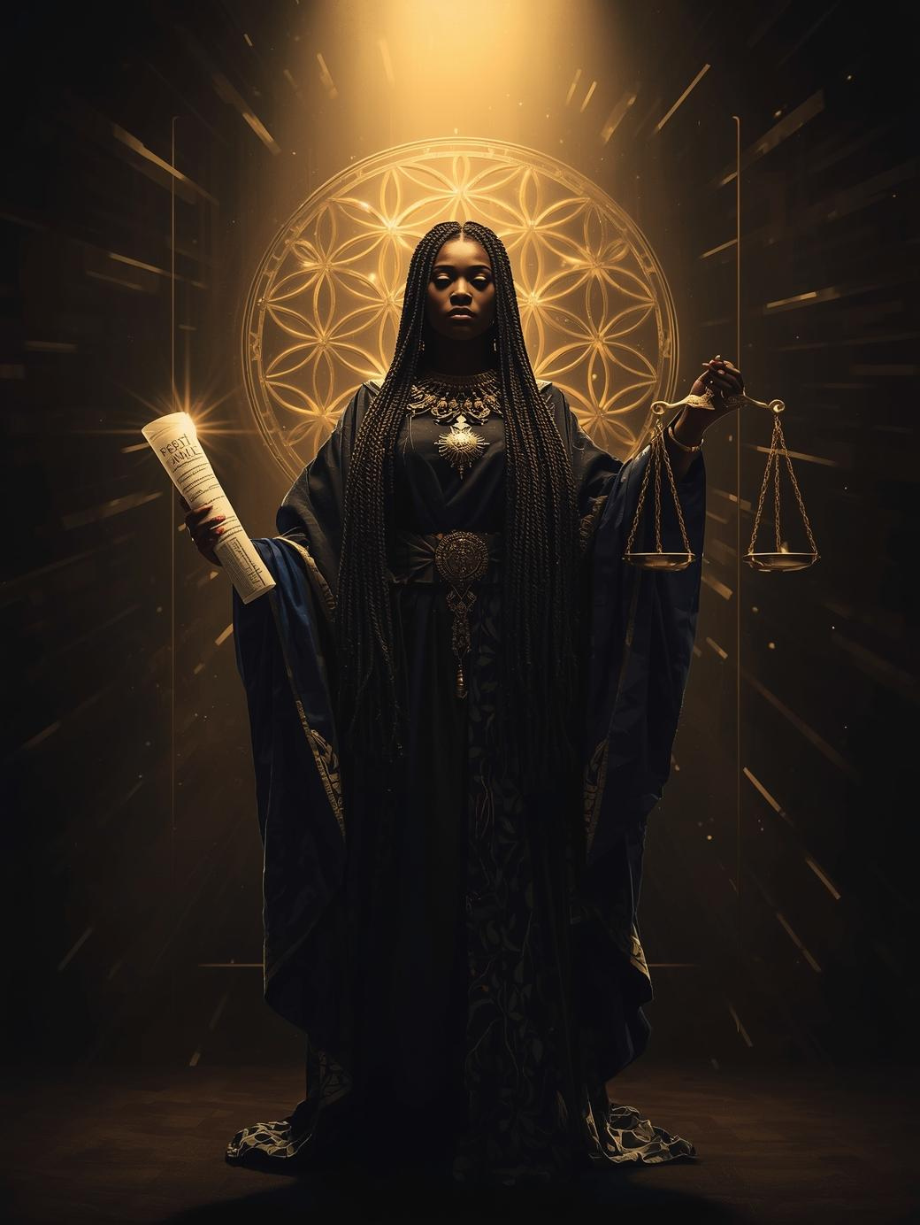 The Covenant Advocate Oracle Card