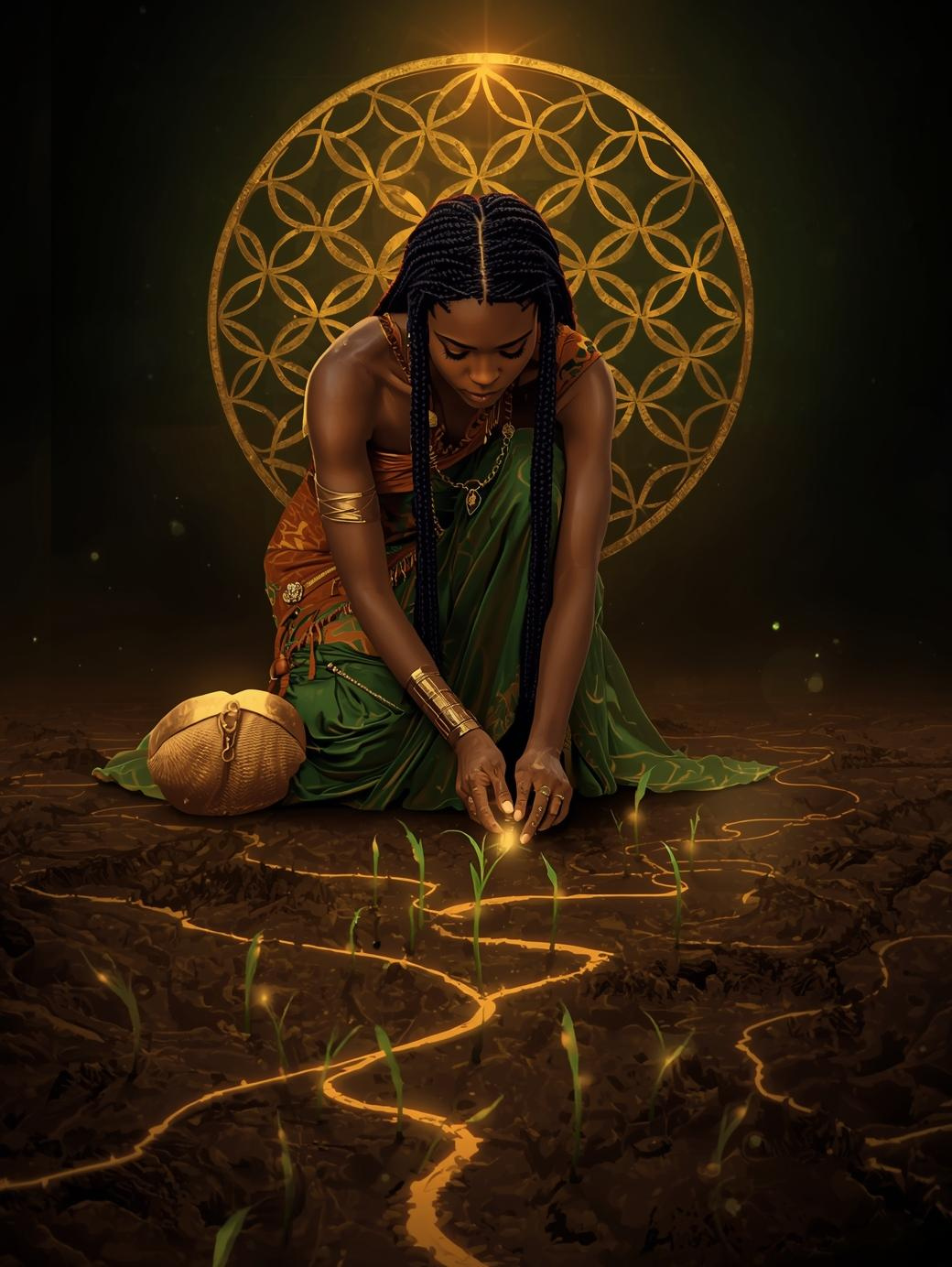 The Temple Seeder Oracle Card