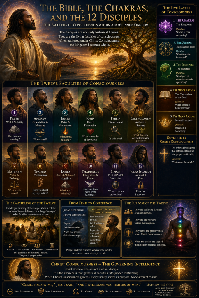 Chakras, disciples, and cosmic consciousness