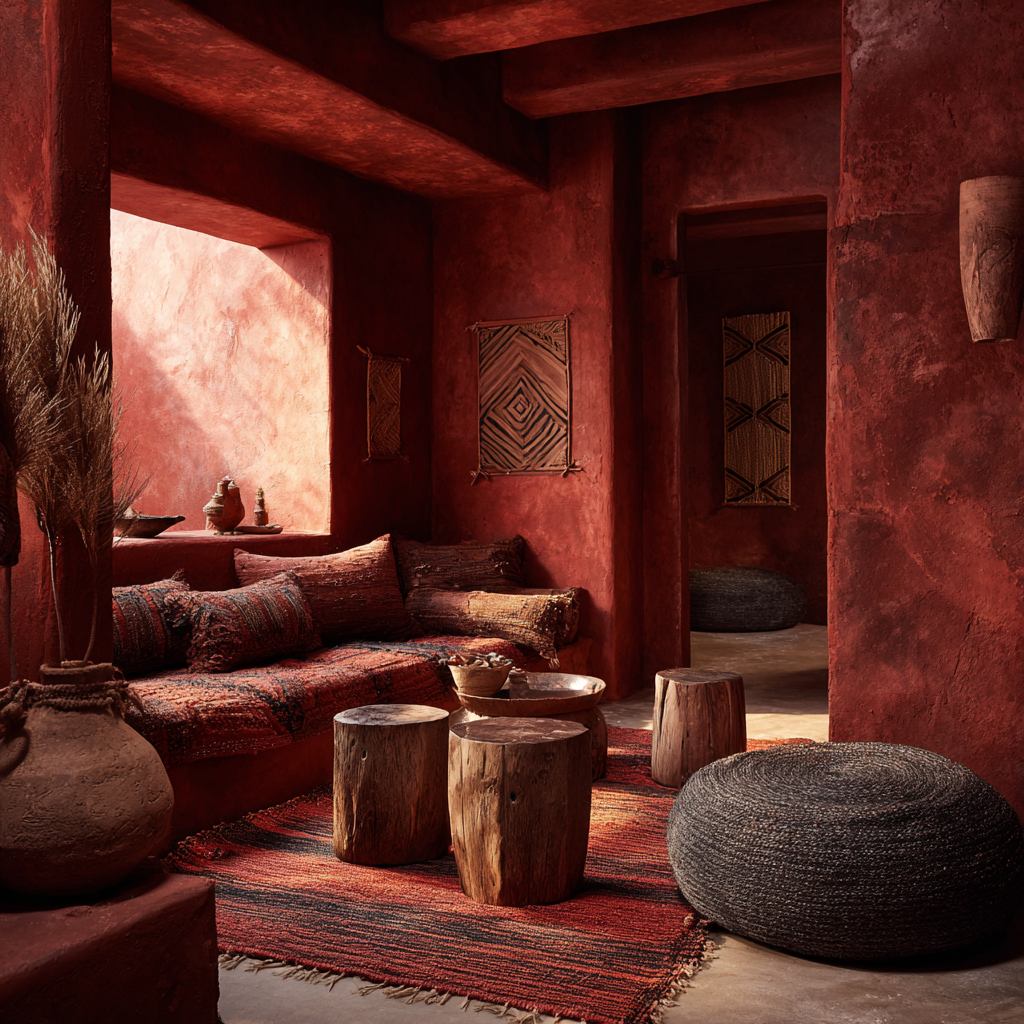 Deep Red, Iron Red, and Bloodstone,