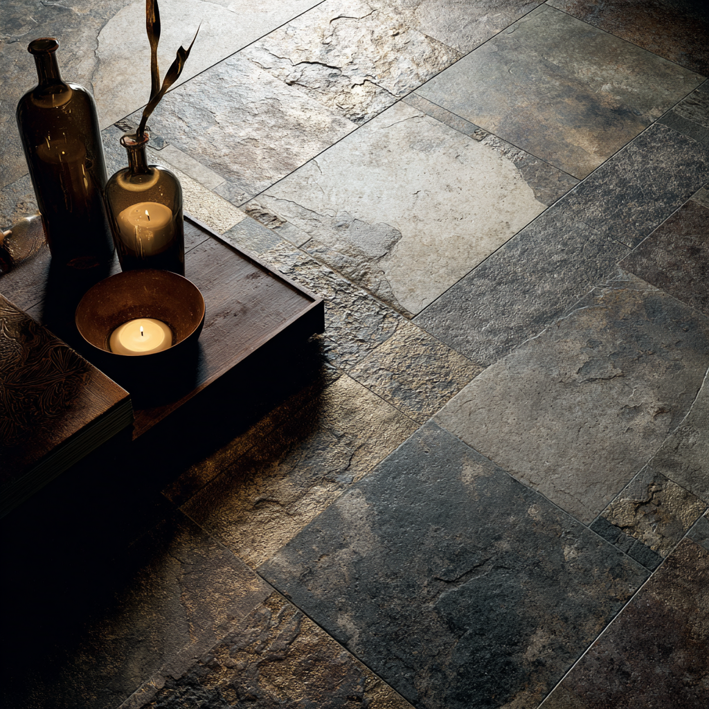 Deep Umber, Stone Gray & Muted Gold