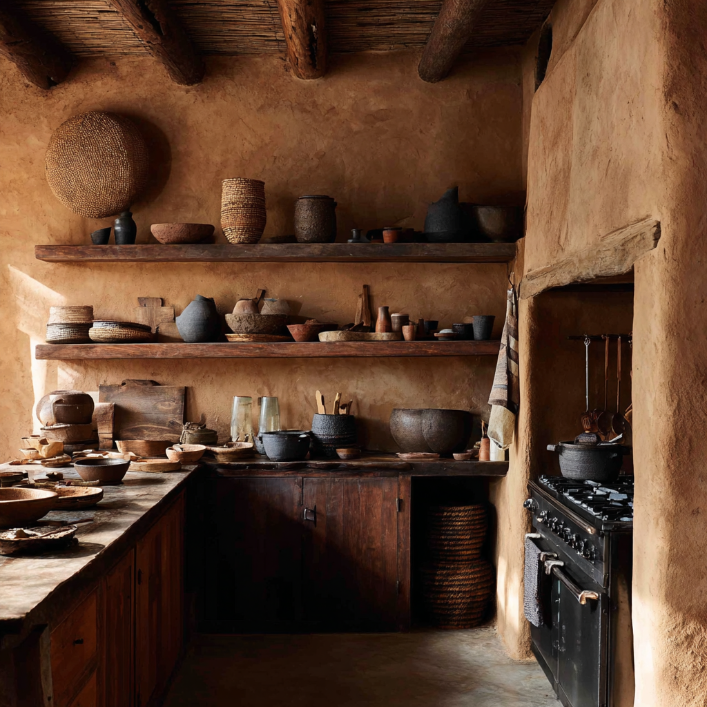 Warm Earth Brown, Grounding Charcoal & Soft Shadow Tones