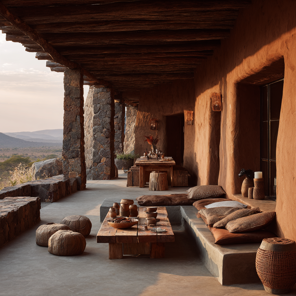 Warm Earth Brown, Stone Gray & Soft Horizon Tones