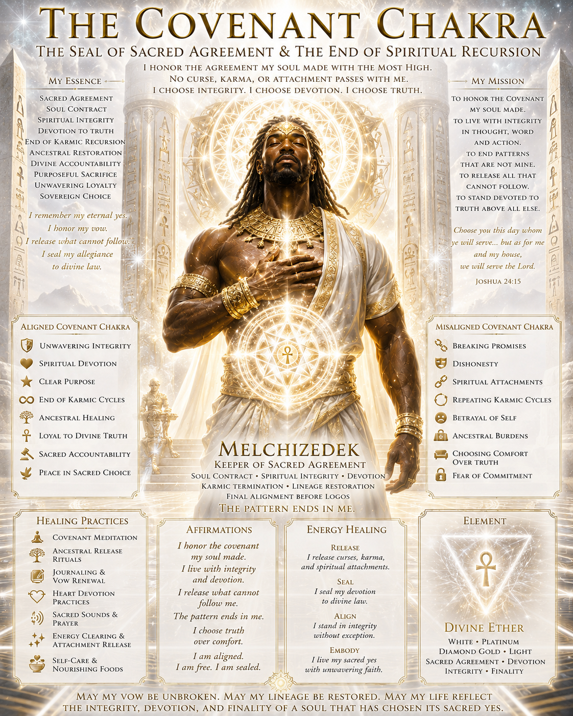 Covenant Chakra Healing: Where I Become the Agreement I Once Made