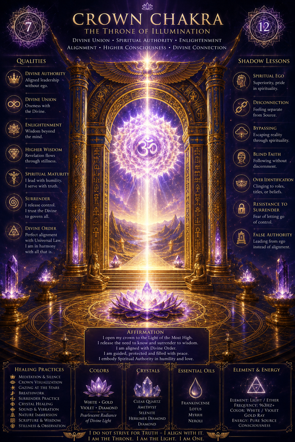 Crown Chakra Healing: Where I Become What Is True