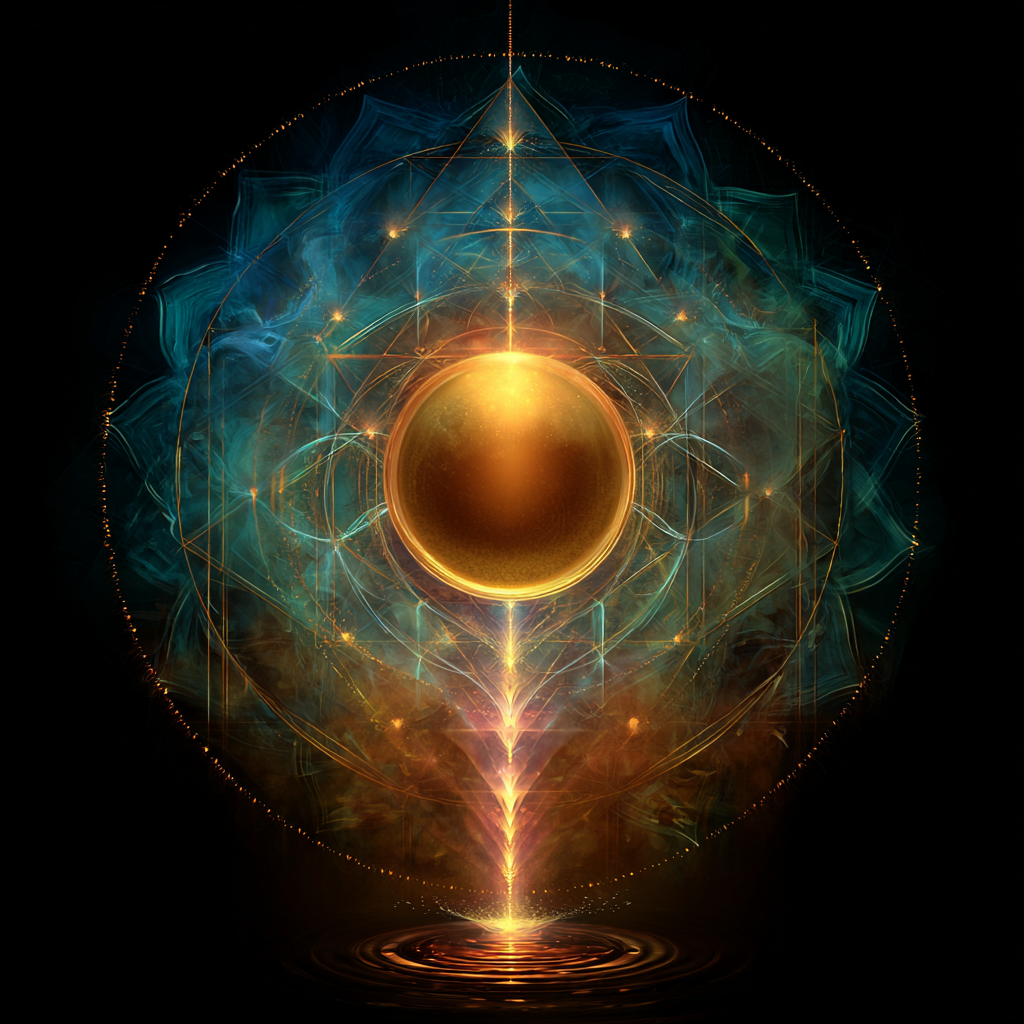 Fearful Gut Shadow in Service in Abstract