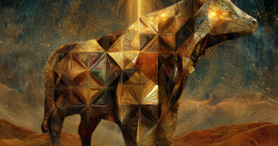 Golden Calf in the Wilderness through Navel Chakra colors