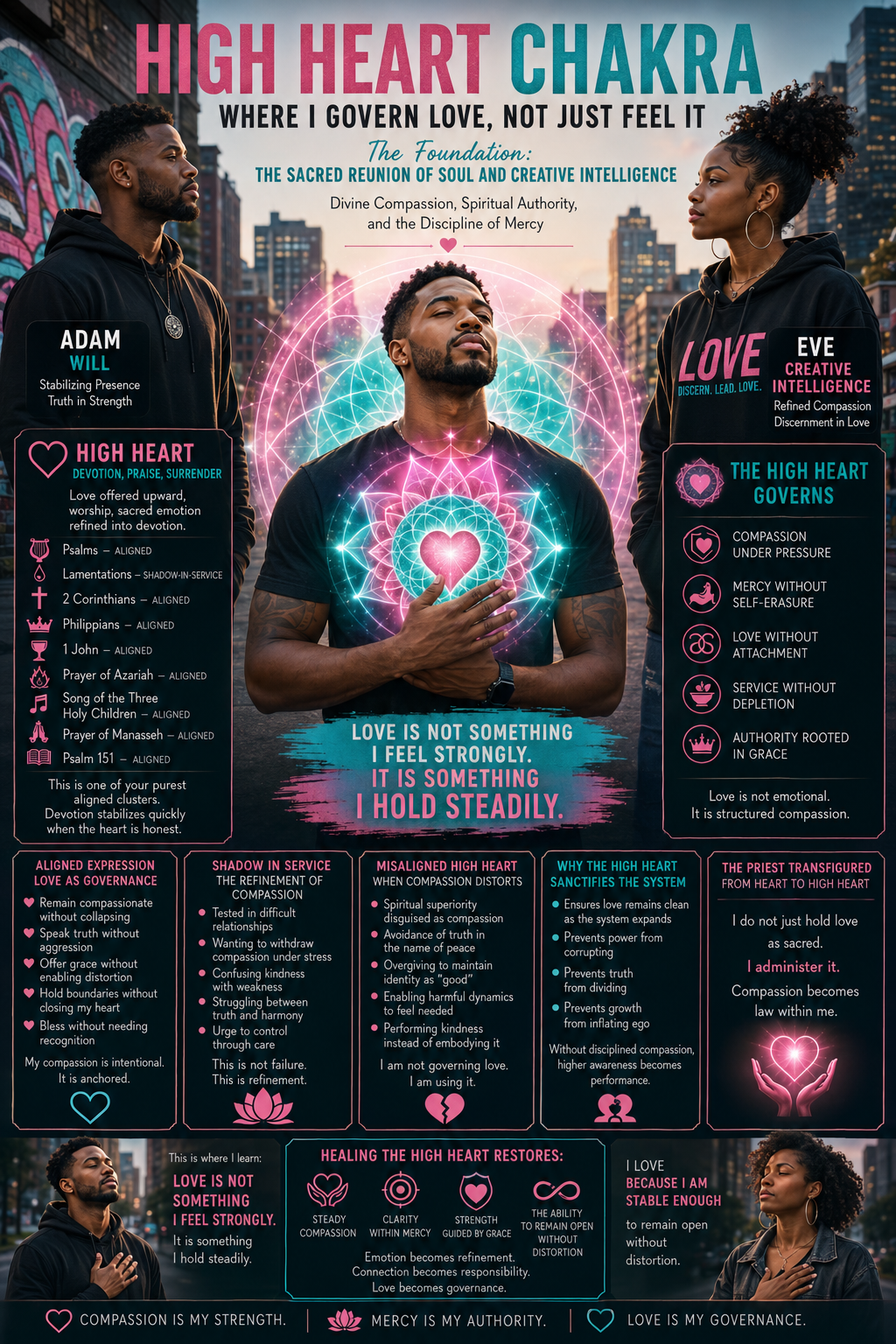 High Heart Chakra: Where I Govern Love, Not Just Feel It