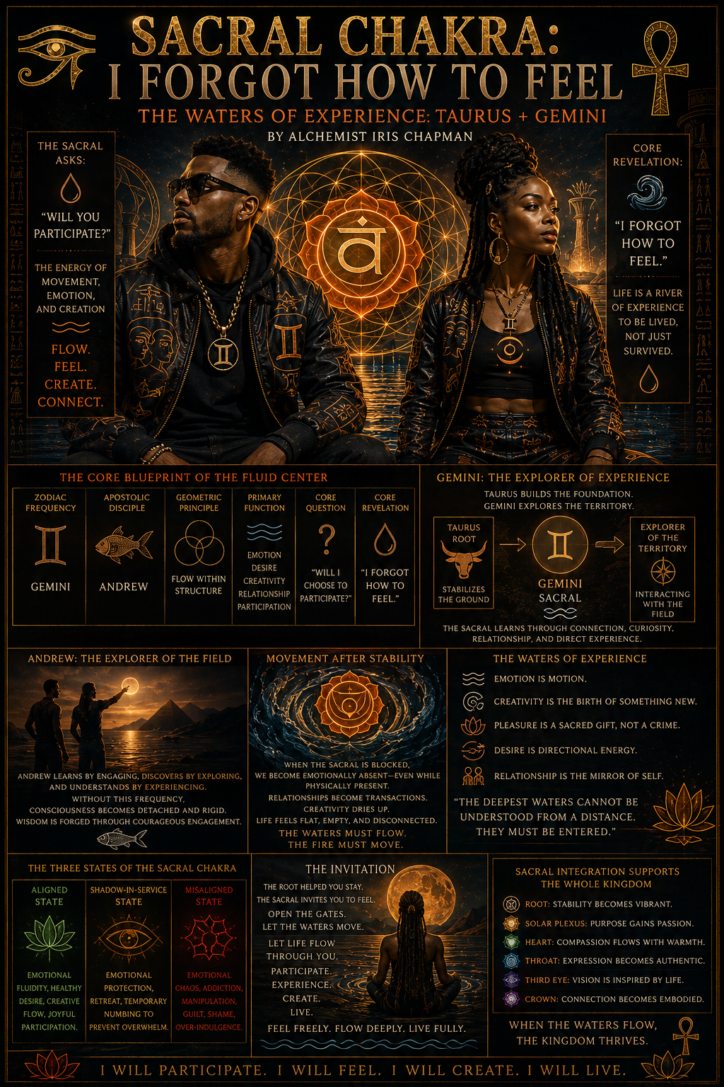 Sacral Chakra: I Forgot How to Feel
