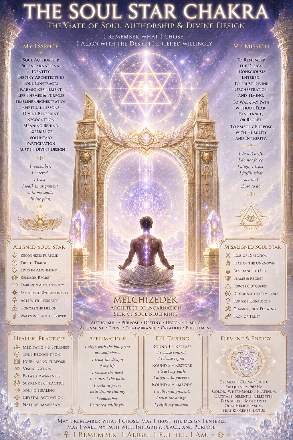 Soul Star Chakra Healing: Where I Remember the Design I Entered