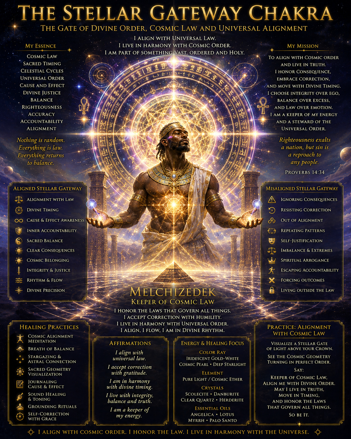 Stellar Gateway Chakra Healing: Where I Align With the Law That Governs All Things