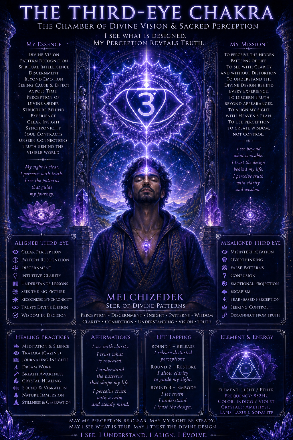 Third Eye Chakra Healing: Where I See What Is Designed