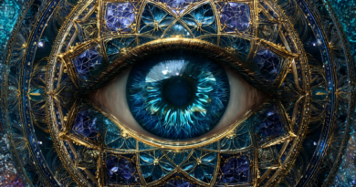 Third Eye Chakra called "The Wheel of Vision."