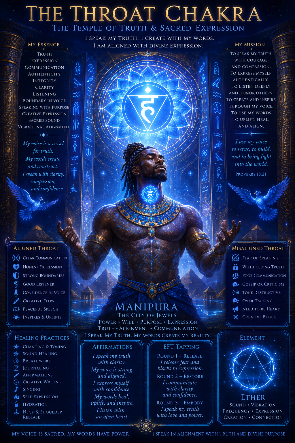 Throat Chakra: Where I Speak What Is True