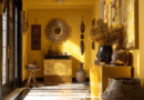 African Art Deco Entryway — Radiant Yellow · Golden Sunlight