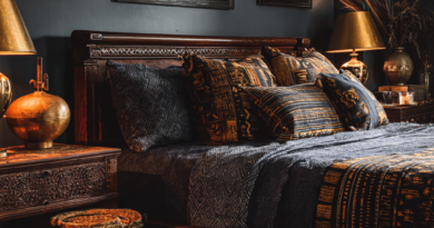 Burnished Gold with Deep Indigo Undertone Chromotherapy