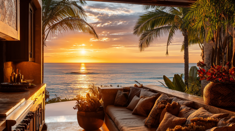 Deep Golden Amber Soft Horizon Gold