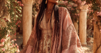 Dusty Pink Boho Clothing