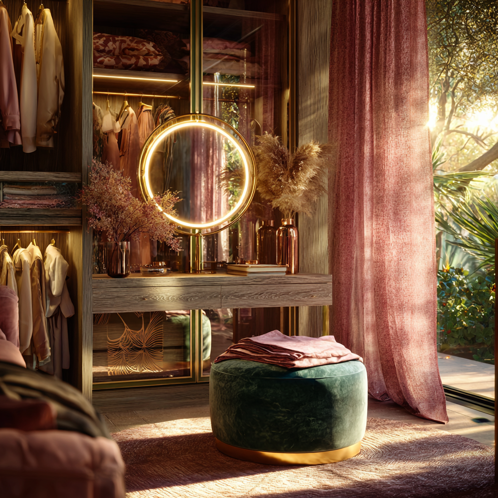 Emerald Green • Soft Gold • Rose Light Chromotherapy