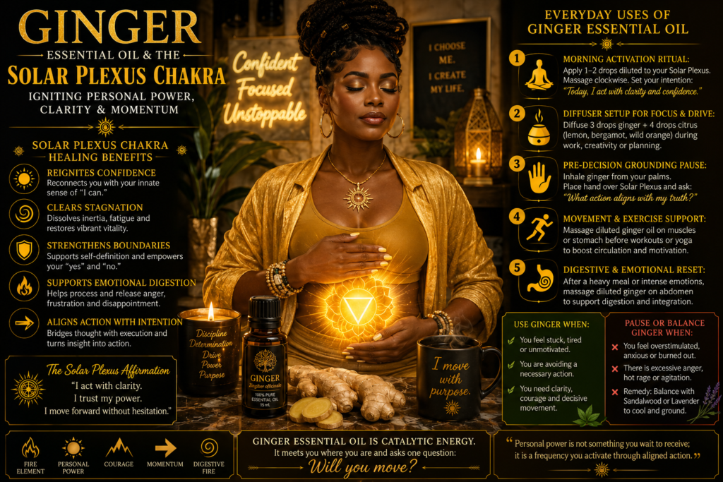 Ginger Essential Oil & the Solar Plexus Chakra