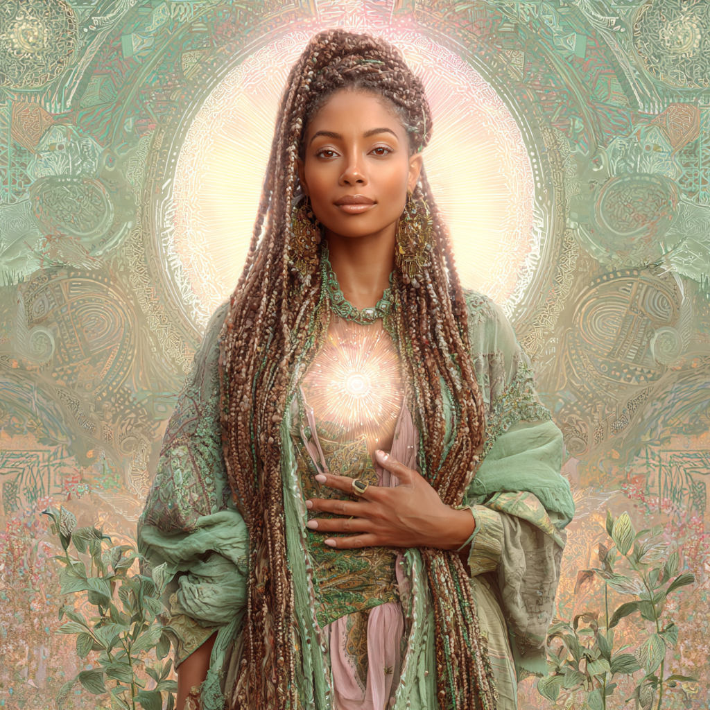 Lover aligned persona of the Heart Chakra