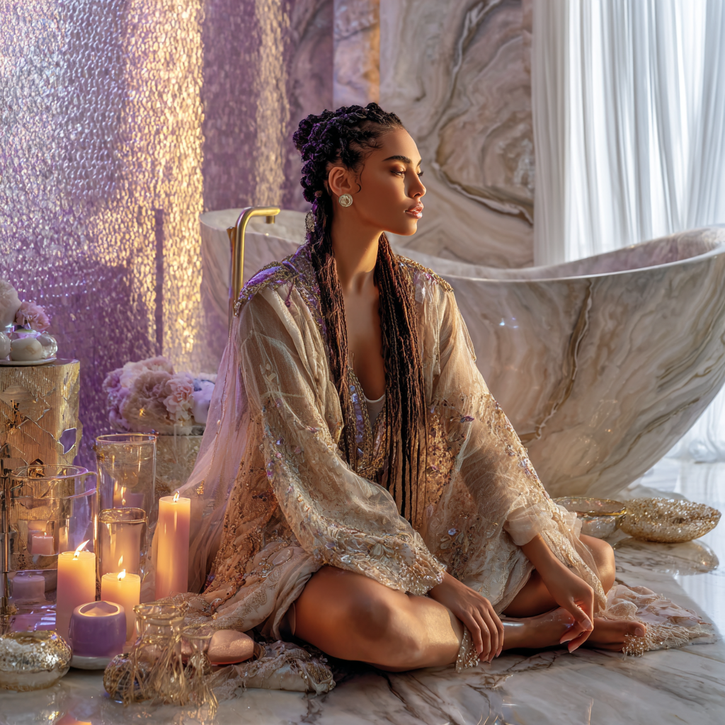 Violet White Chromotherapy