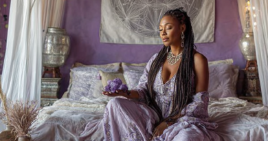 Violet - White - Iridescent Pearl Chromotherapy