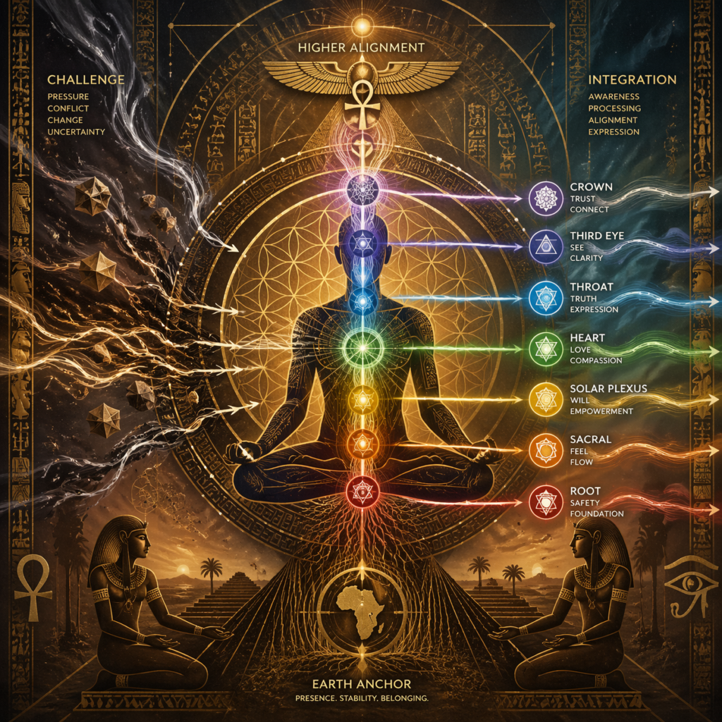 Sacred journey of energy alignment