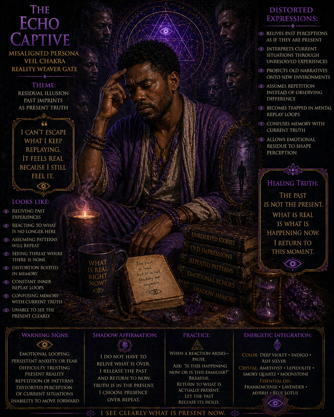 Echo Captive misaligned, veil chakra
