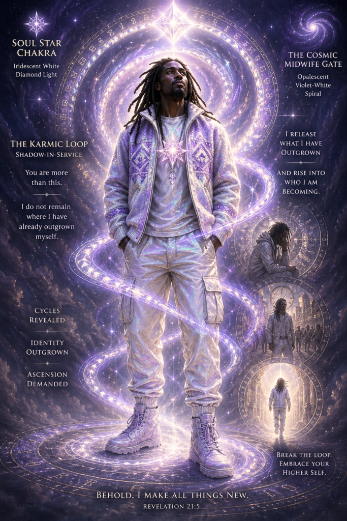 Karmic Loop shadow in service, soul star chakra
