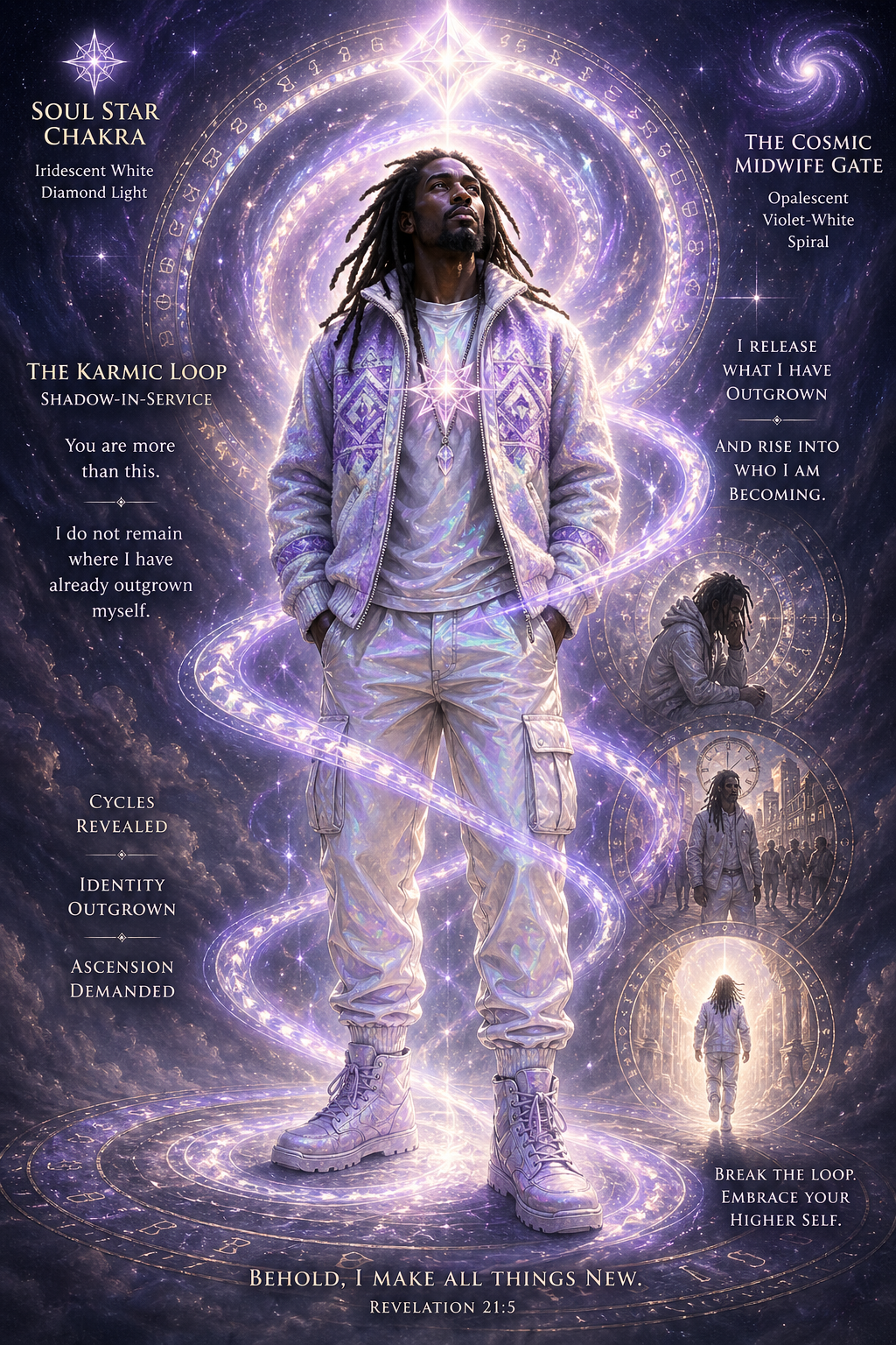 Karmic Loop shadow in service, soul star chakra