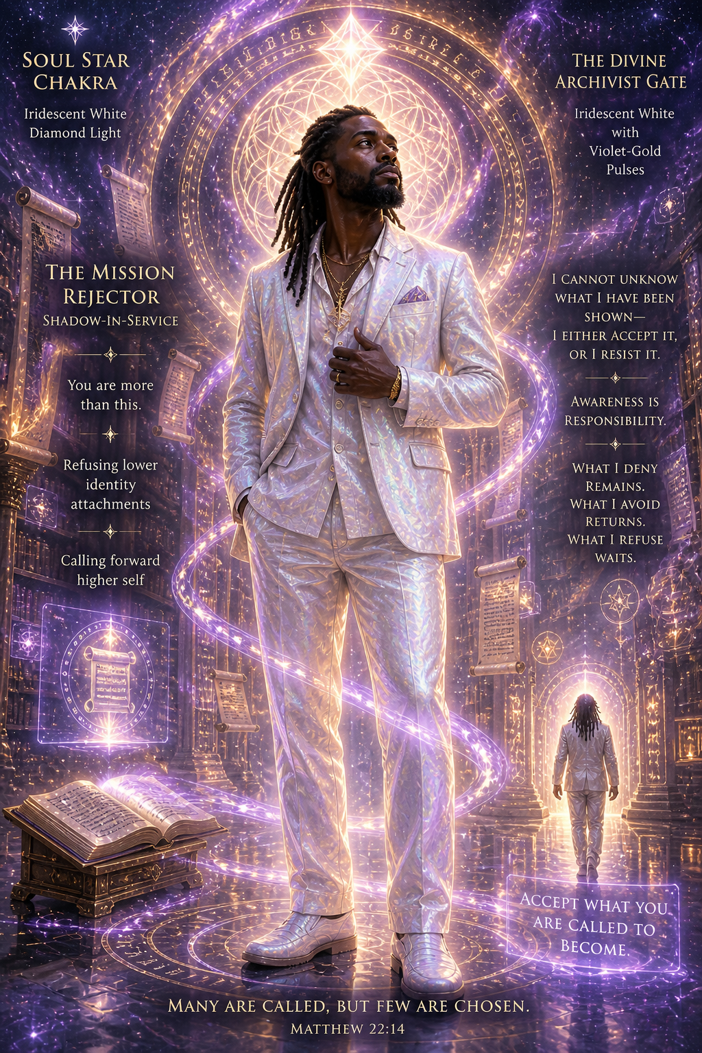 Mission Rejector shadow in service, soul star chakra